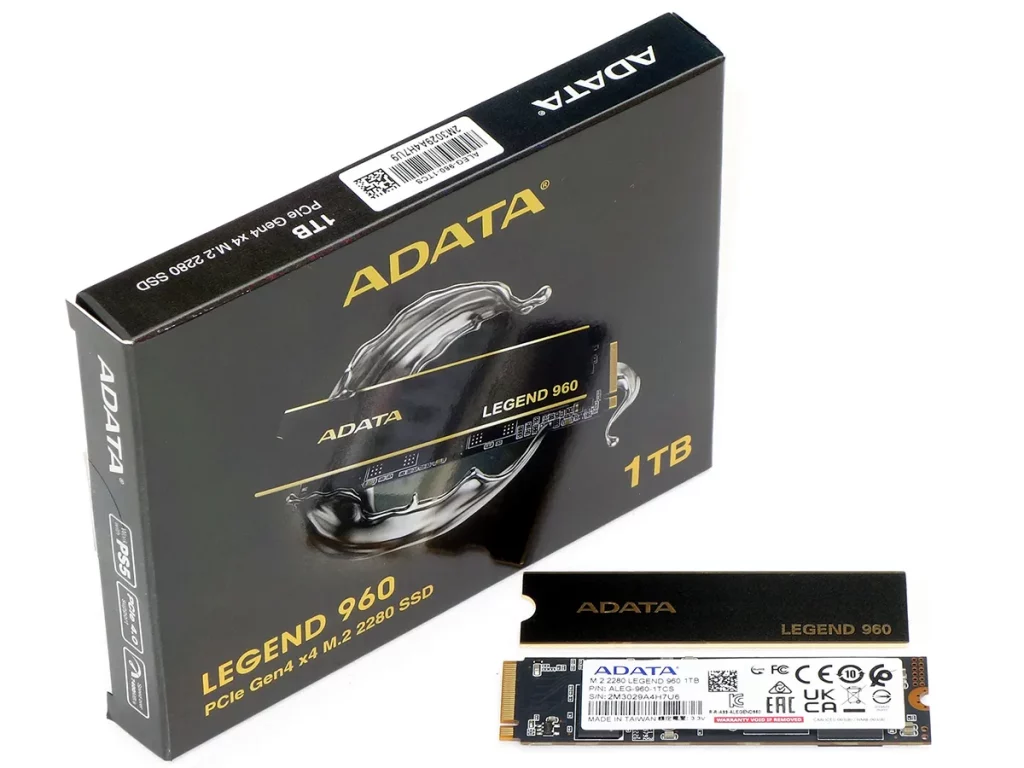 Adata Legend 960 1TB NVMe SSD Review