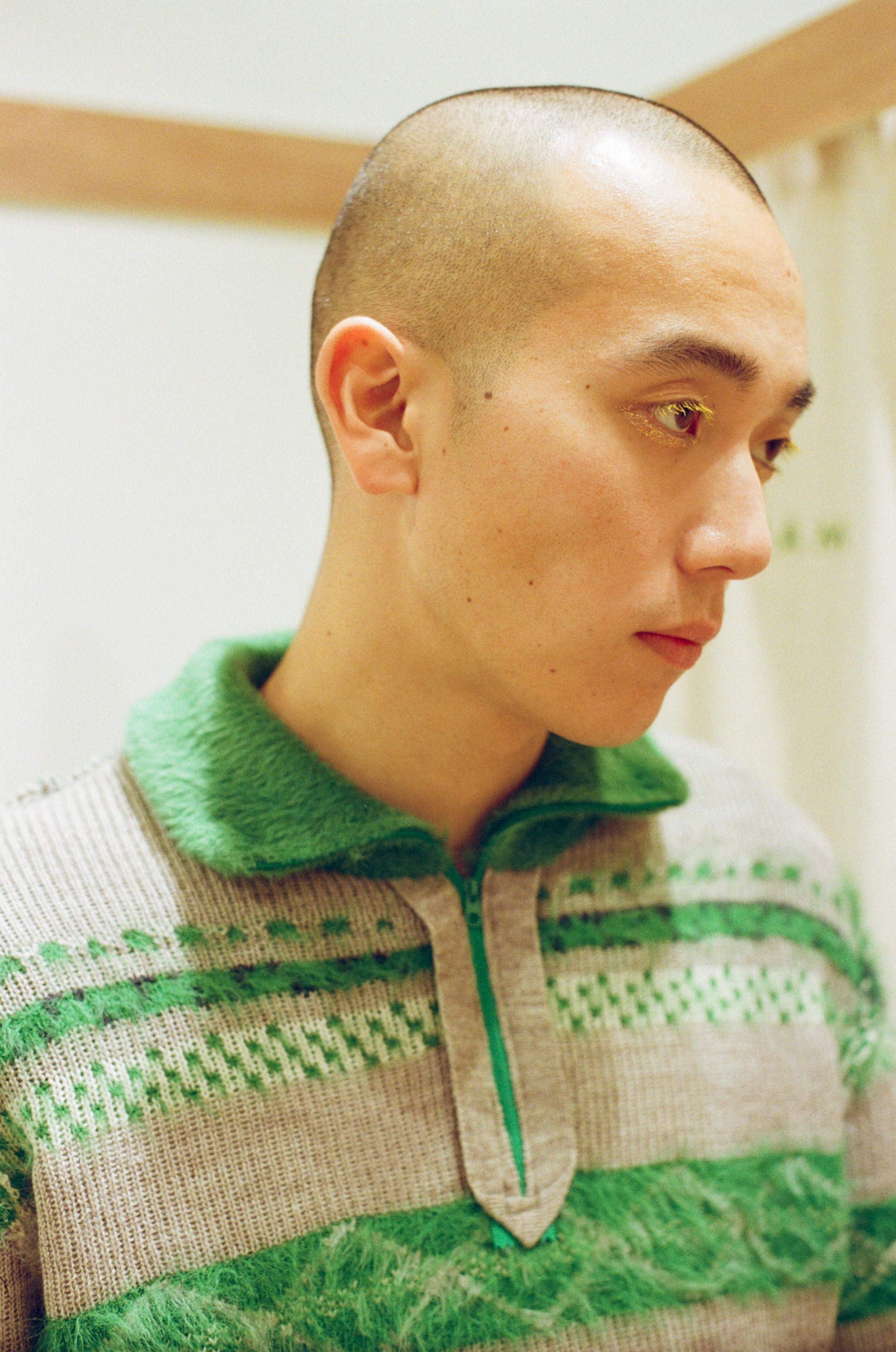 食卓のノルディックハーフジップニット – pamm.officialstore