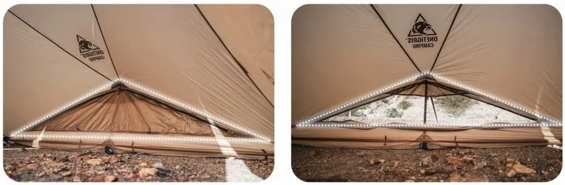 OneTigris PLATOONシェルターテント｜通気性も高く広々とした前室に