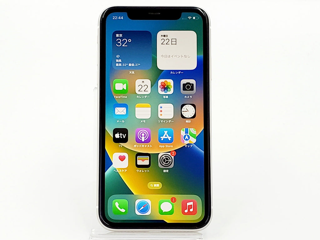 Cランク】SIMフリー iPhone11 128GB ホワイト MWM22J/A A2221
