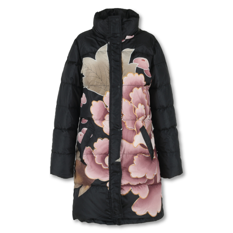 人気 パラスパレス 軽い ふかふか ダウンコート ロング ネイビー