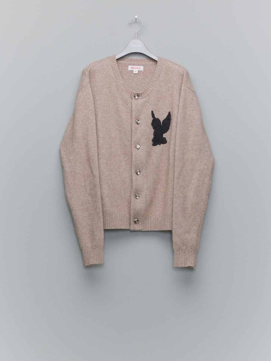 MASU(エムエーエスユー)のANGEL EMBROIDERED CARDIGAN MOCHAの通販