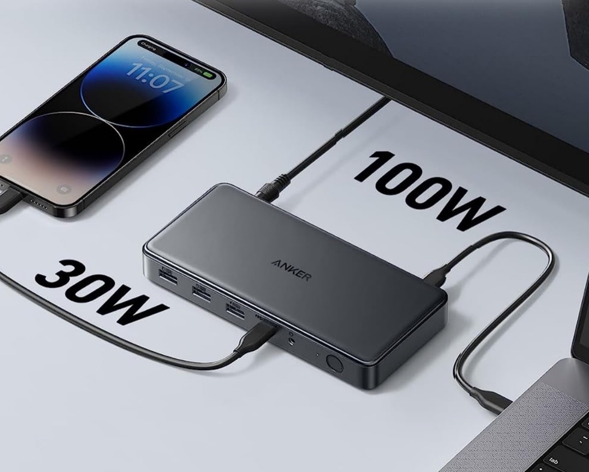 限定数20%オフ]MacBookでも3画面出力可能な「Anker 564 USB-C