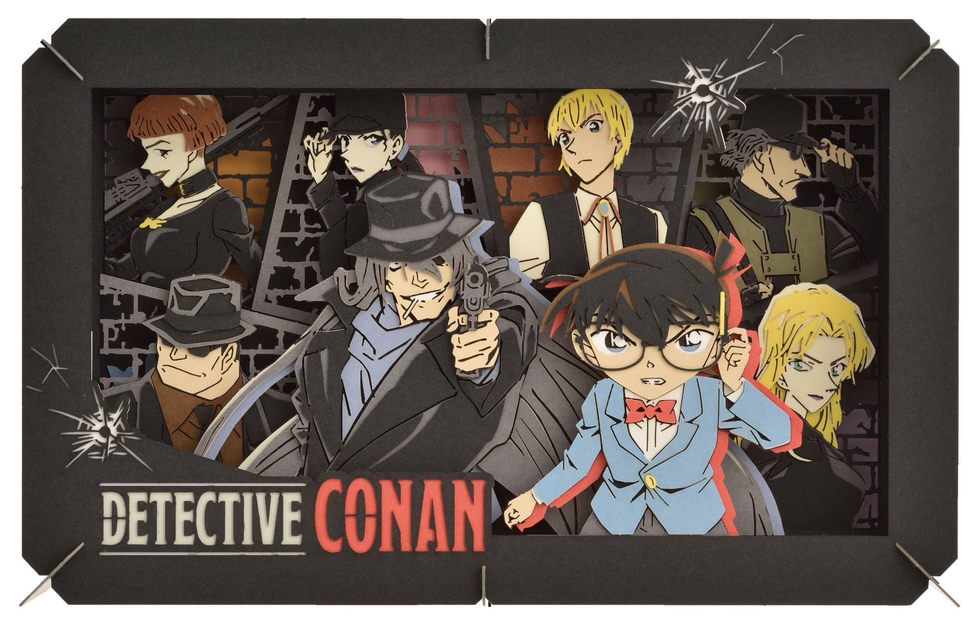 名探偵コナン PAPER THEATER / PT-L46X 黒ずくめの組織 | PAPER