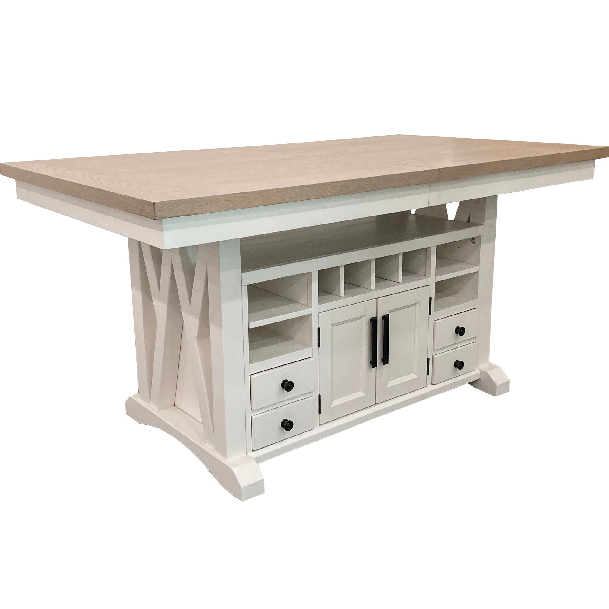 AMERICANA MODERN DINING Island Counter Height Table 72-90