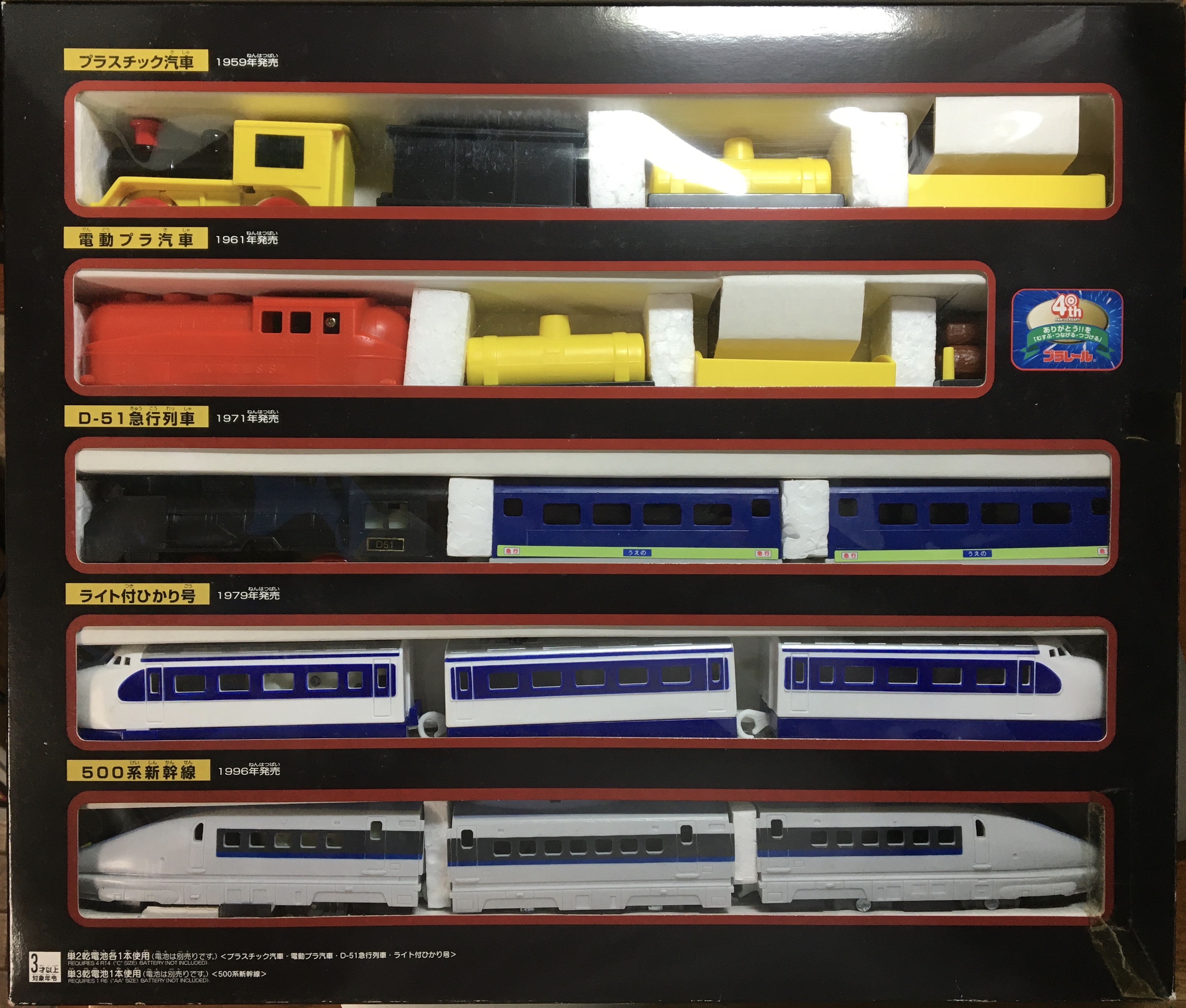 プラレール資料館｜セット品｜車両セット｜3編成・5編成セット