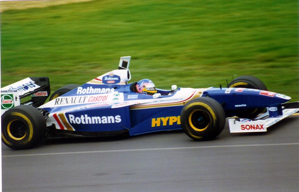 F1でのラストロスマンズカラー。ウィリアムズルノーFW19 1997ワールド