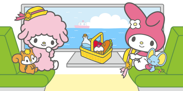 おはよう♪ きょうから フラットくん、ピアノちゃん、りすくんと りょ