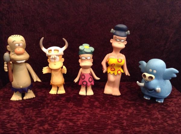 ギャートルズソフビフィギュアシリーズ発売中。 ゴンとトーチャン