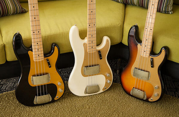 58 Precision Bass®】この時代を象徴するゴールド・アノダイズドの