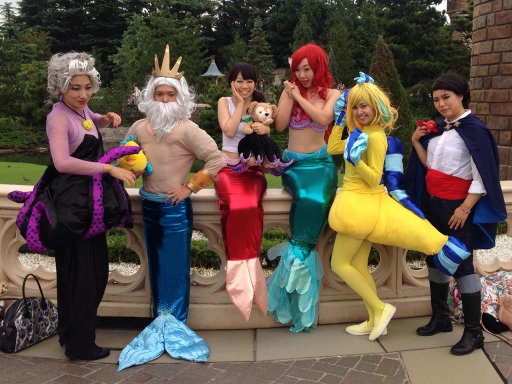 リトルマーメイド コスチューム キューピー アリエル フランダー