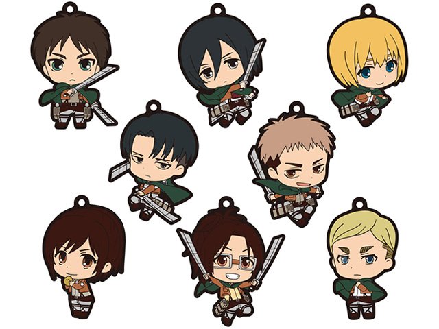 株式会社アズメーカーから、『進撃の巨人』の新作グッズ 『ラバー