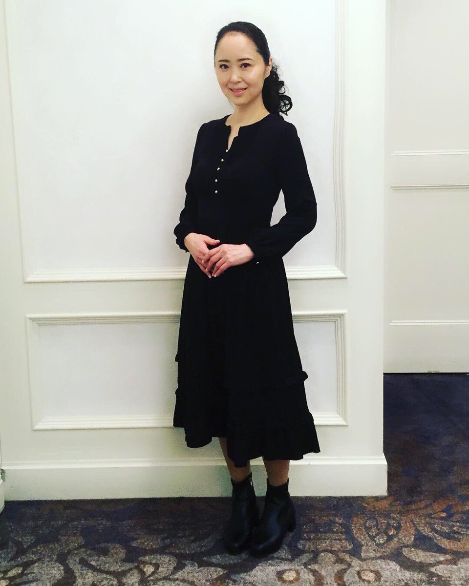 昨日の私服、、 先日購入した聖子さんとお揃いの ワンピースを着ました