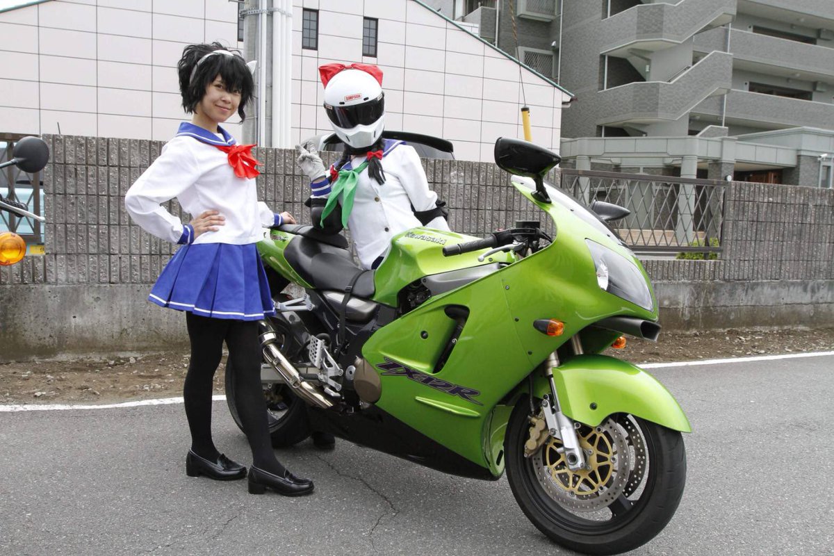 太いタイヤ萌え ZX-12R♡＞＜