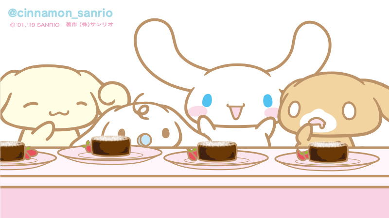 モカちゃん、シフォン、アズキちゃんがフォンダンショコラを作ってくれ