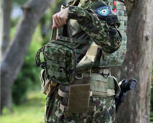 陸自救急品袋 ブローアウトキット マルチカムトロピック 個人製作品