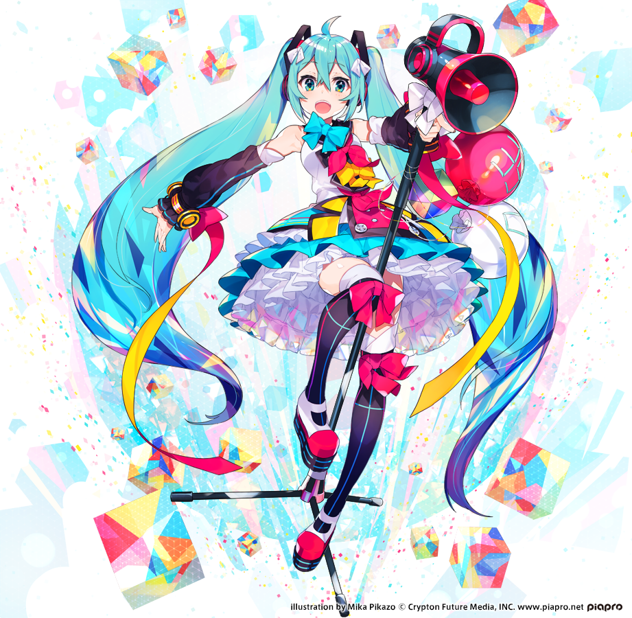 初音ミク「マジカルミライ 2018」のメインビジュアル・衣装デザインを