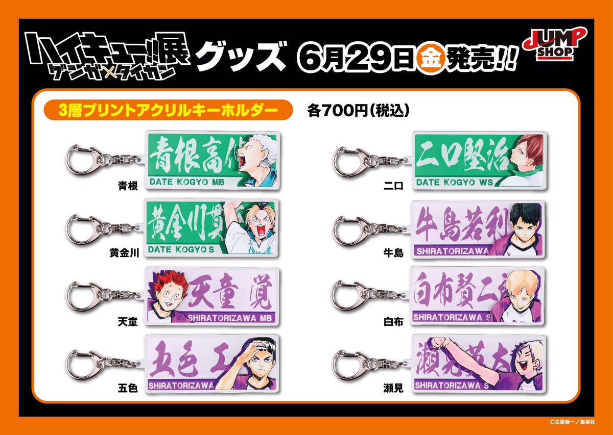 ☆6/29(金)発売！「ハイキュー!!展 ゲンガ×タイカン」グッズ情報⑲