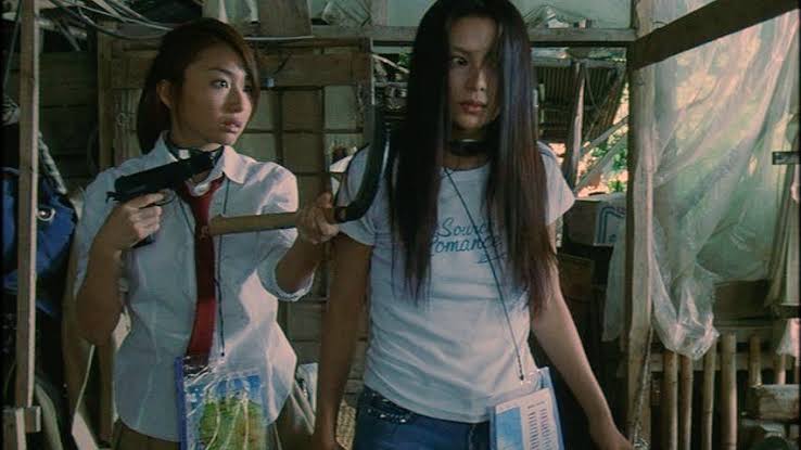 4.相馬光子(バトル・ロワイアル) 歳が出るw 漫画版はちょっと絵柄が