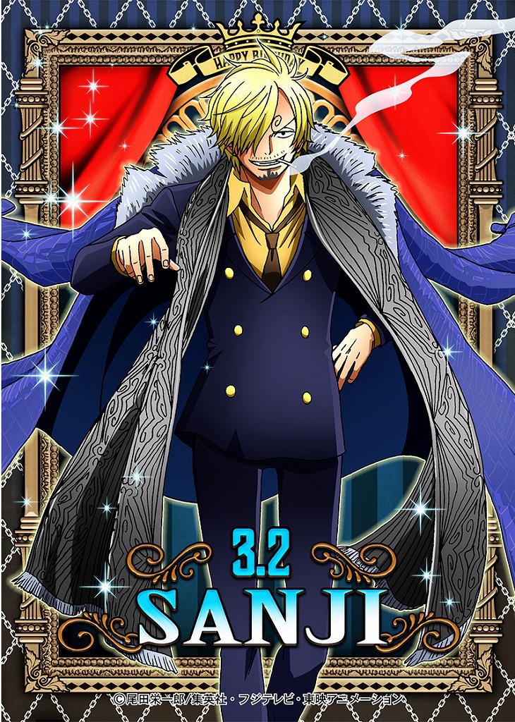 新商品】麦わらストア限定 “輩”バースデーブロマイド[3.2 サンジ] 550