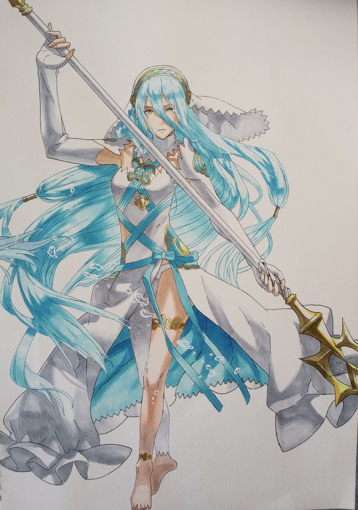 Happy Birthday🎉 FEの中で一番アクアを多く描いてたことに気付きまし