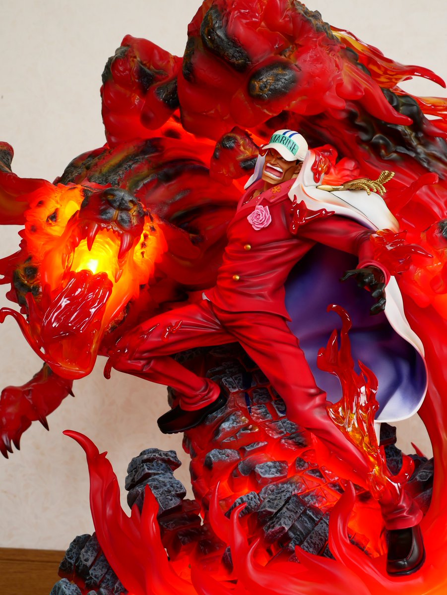 レビュー】 JiMei Palace Akainu Sakazuki 1/6 H54cm 1197pcs Licensed