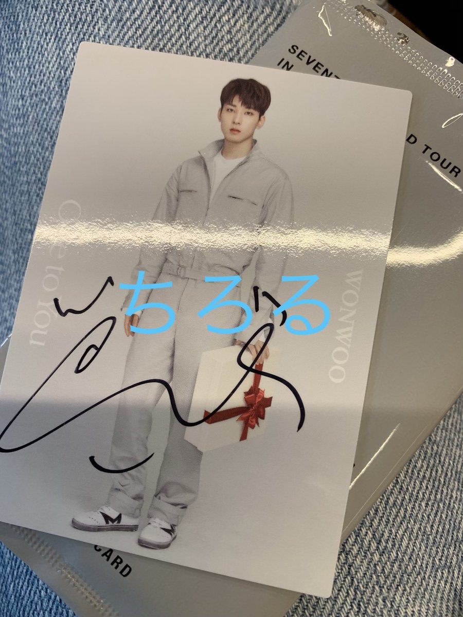 SEVENTEEN ODE TO YOU WONWOO サイン入りトレカ SEVENTEEN ODE TO YOU