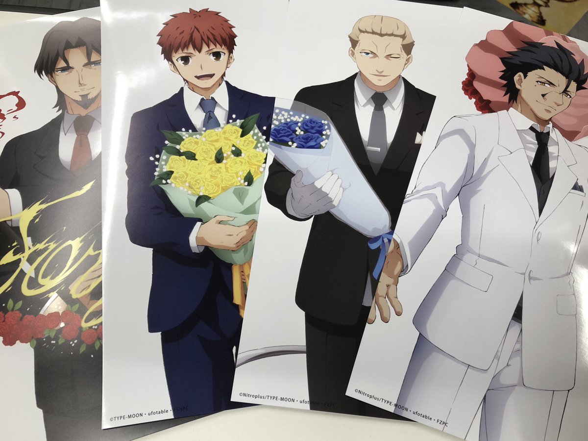 ufotable #FateZero ホワイトデー2015 より縦長ポスターが入荷です