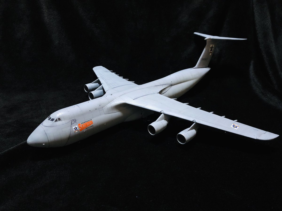 ローデン 1/144 C-5Mスーパーギャラクシー、完成しました！ ただただ
