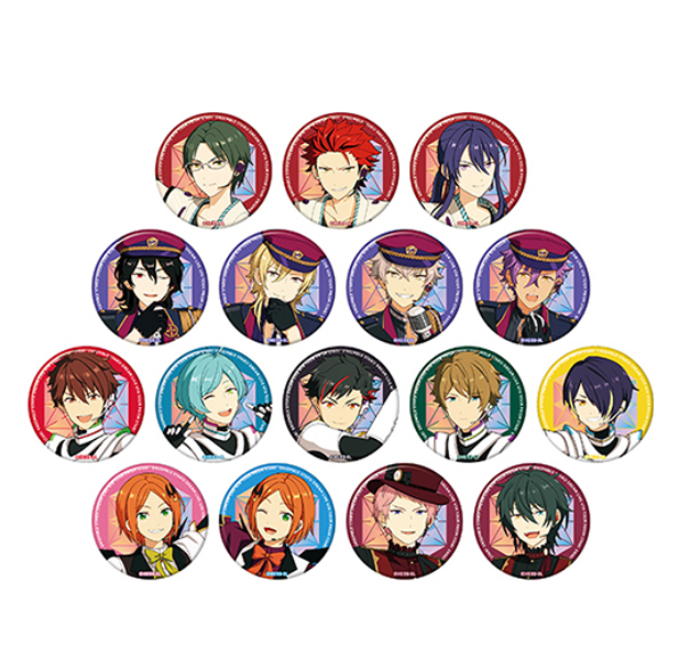 グッズ紹介】 2.キャラバッジコレクション ☆ver.A Trickstar/Knights