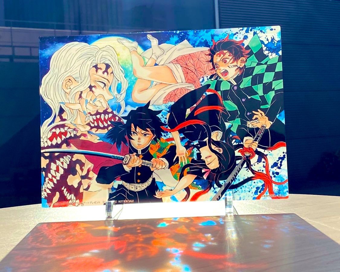 △鬼滅の刃 少年ジャンプ42号 抽選100名当選品 アクリルアートボード