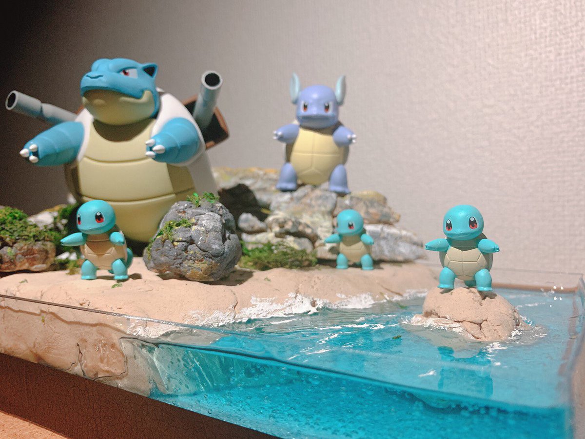 海は#DAISO の#ジェルキャンドル つかってます🌸 . #ポケモン