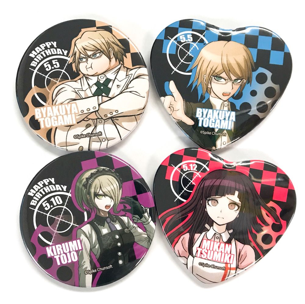 ダンガンロンパ プリロール バースデー 缶バッジ 東条斬美 2018 A