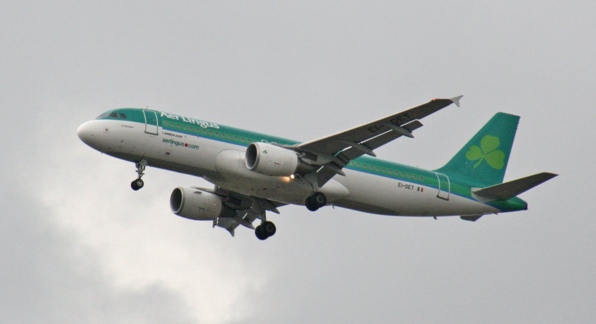 みどりの日ですので 緑色の飛行機！ アイルランドのフラッグキャリア