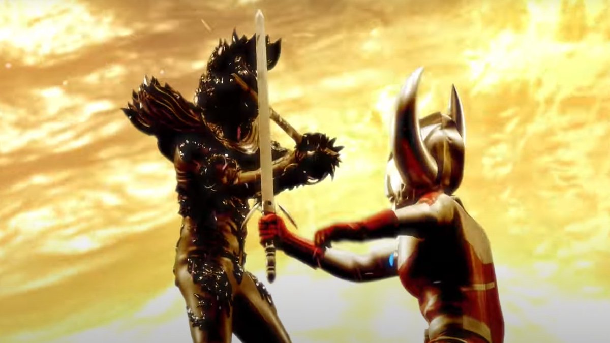 ウルトラの父ことケンとエンペラ星人の一騎打ち！ ウルティメイト