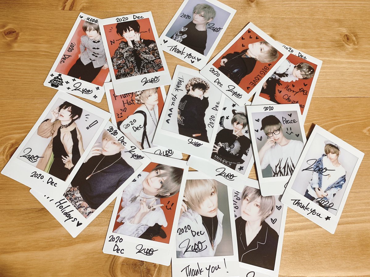 booth通販開始しました スタイリングランダムチェキ (手書きメッセージ