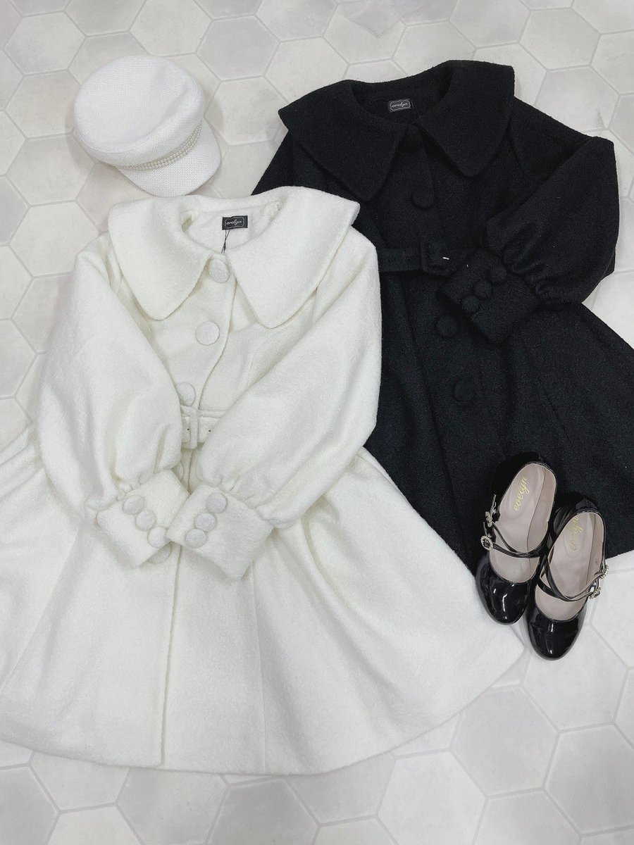 winter coat collection ❄︎⋆* くるみ大襟コート ¥20,900 【FREE