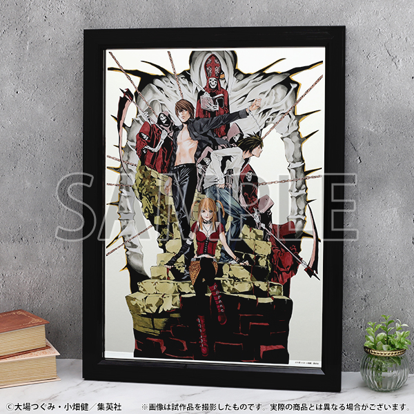デスノート展 グッズ情報】 □パブミラー(3種) ダークな世界観でお部屋