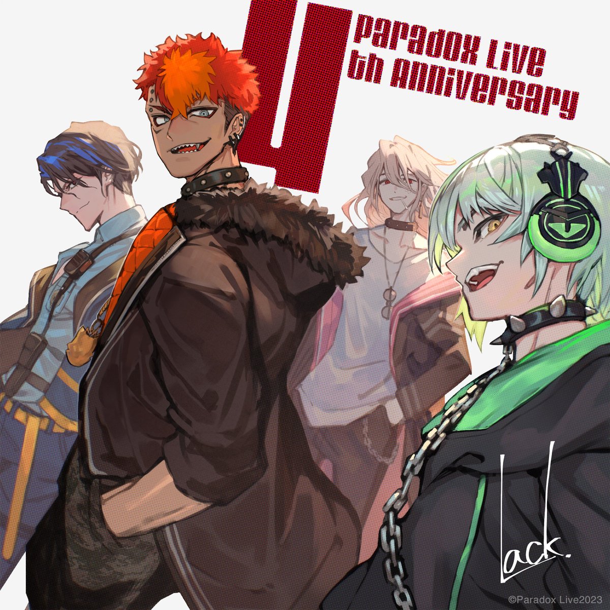 パラライ4周年 記念イラスト第8️⃣弾🎊 ＼ lackさん(@lalalalack