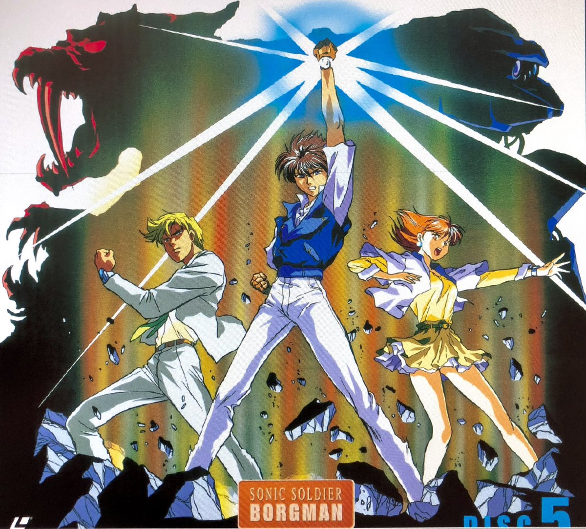 超音戦士ボーグマン35周年 なんですね！ これは確かLDBOX用に描いた