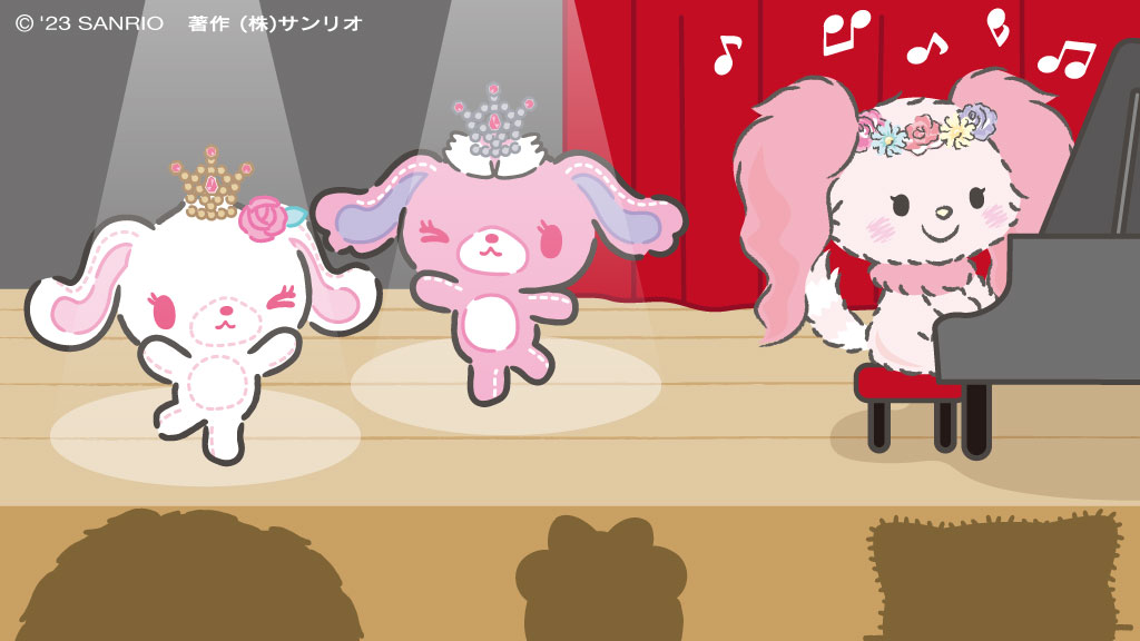 プリマうさ「今日はバレエの発表会なの！」 バレエうさ「マイマイの