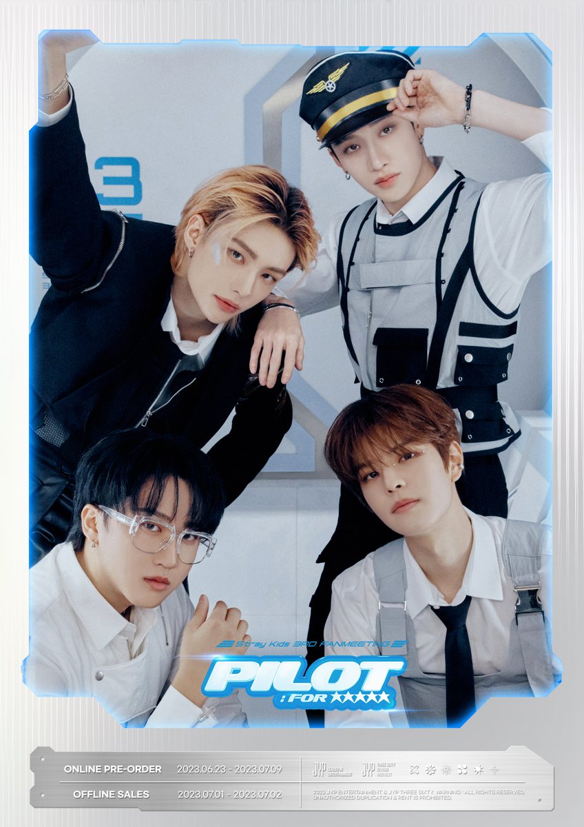 Stray Kids 3RD FANMEETING 'PILOT : FOR ' OFFICIAL MERCH UNIT