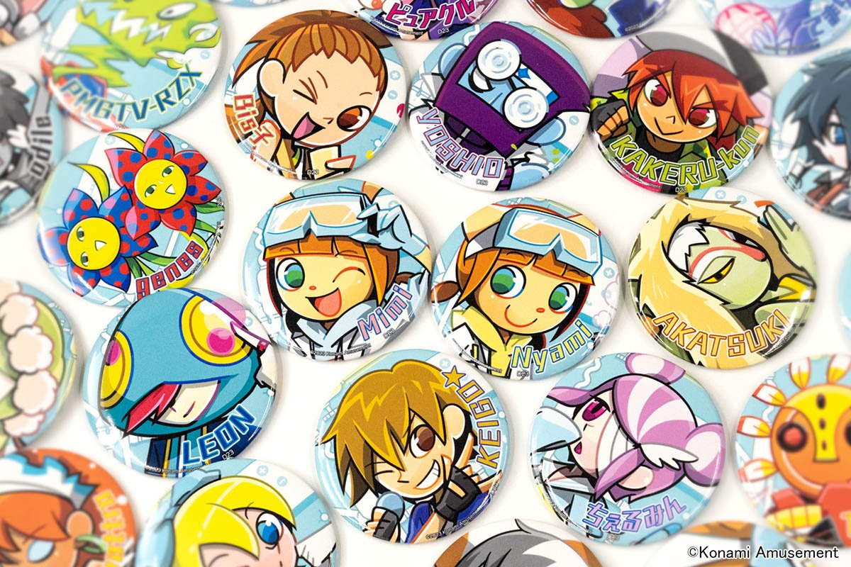 UniLabデザインの缶バッジ全25種！ お馴染みのキャラクターが勢揃い