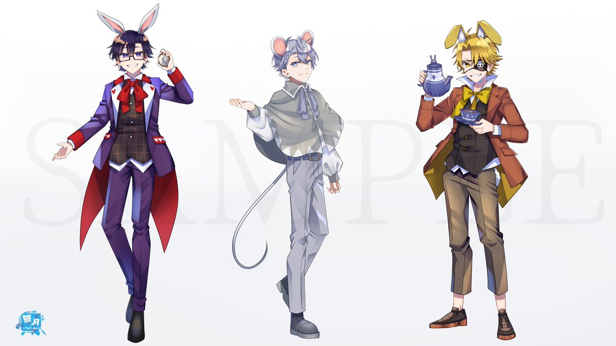 改めまして 「落ちた先はワンダーランド!?」 イラスト担当させて