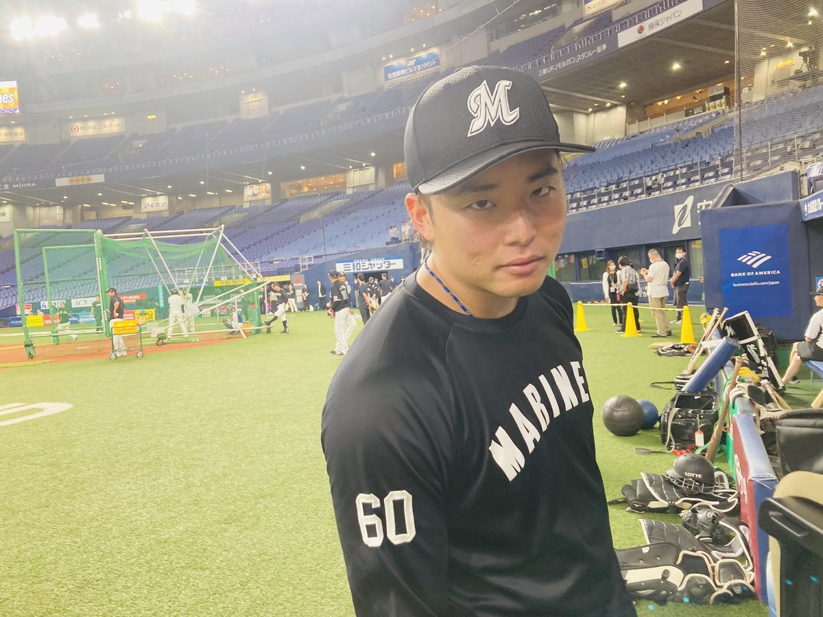 昨日も無失点の好投を見せた #横山陸人 投手！ 今日もやる気がみなぎっ