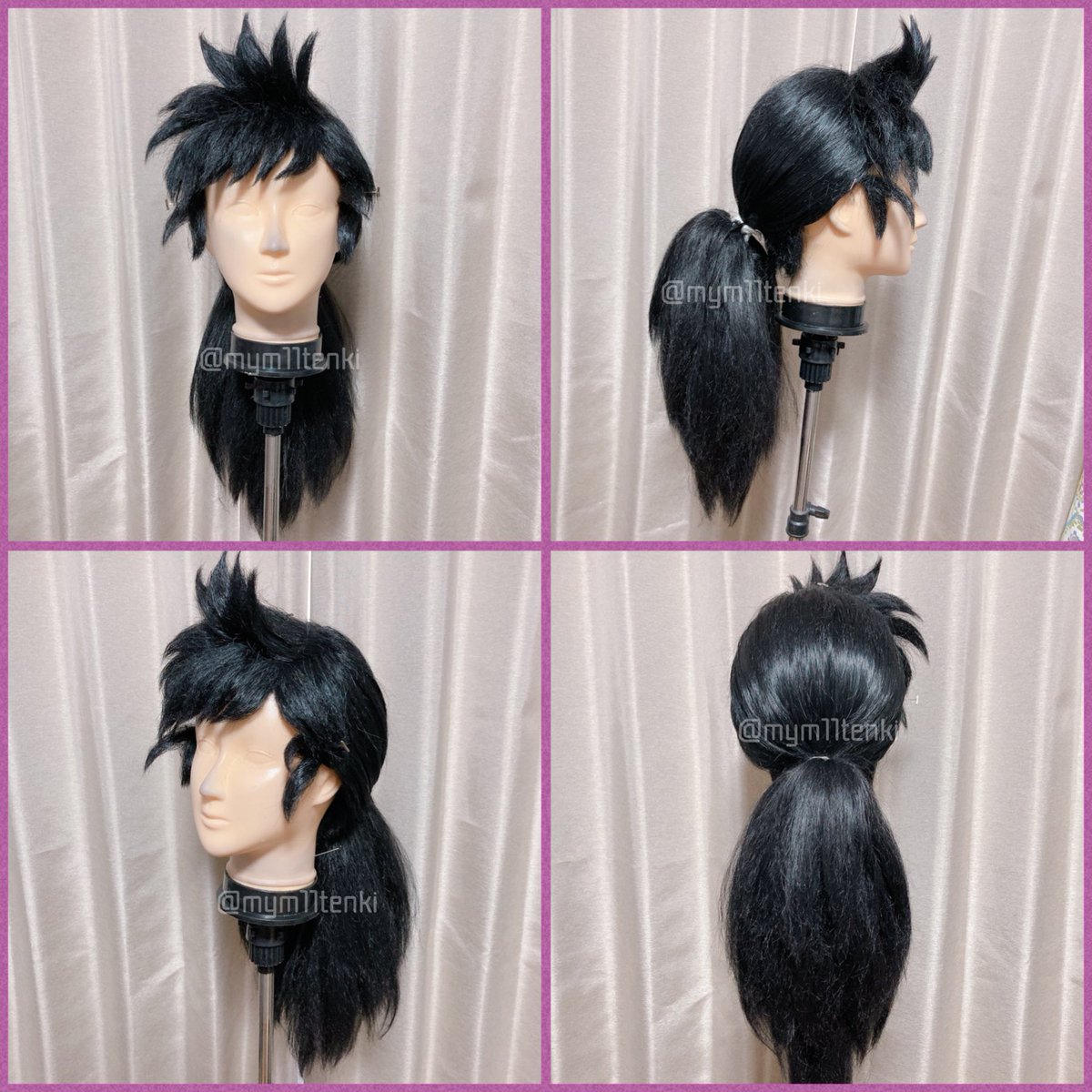 まゆめズラ工房 RKRN//忍たま 浜守一郎 ウィッグ ①頭巾あり +ナンジャ