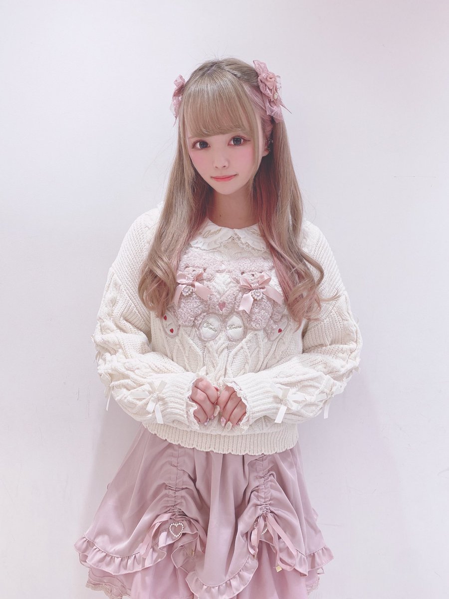 前週売数ランキング✨ 🥉Twin Bearsニットトップス 117-3013-0 white