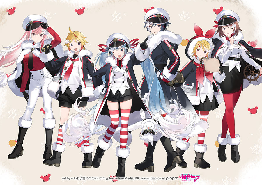 SNOW MIKU 2022】本日2枚目はへいわさん（@heiwwwwwwa）！船長姿の6人