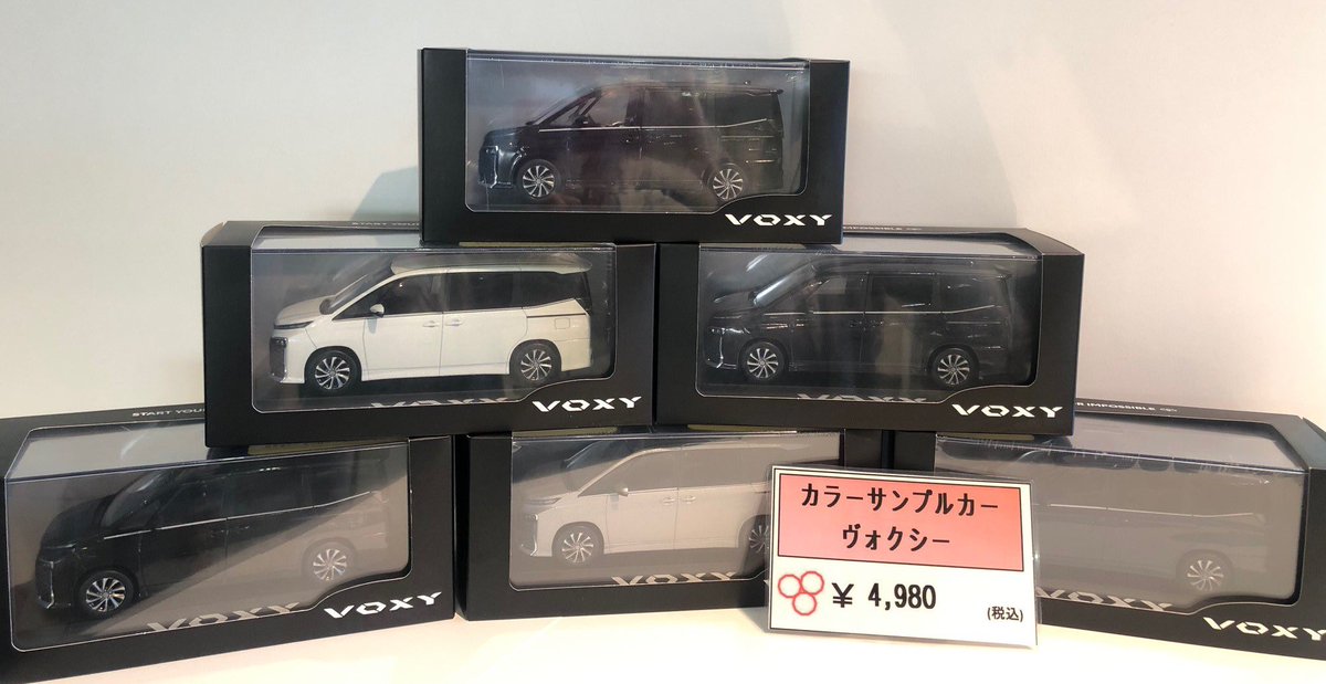 1/19（水）「新型ノア・ヴォクシー」カラーサンプルカー発売！！】 2F