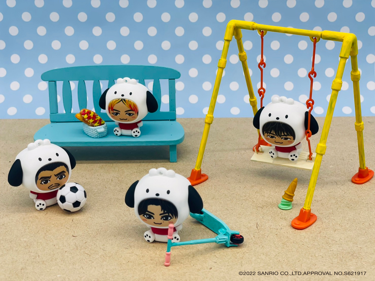 EXILEやJSB3などの居酒屋えぐざいるのキャラとポチャッコがコラボ